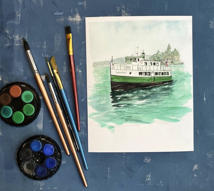 Carlisle II Print by Mary Jo Davis