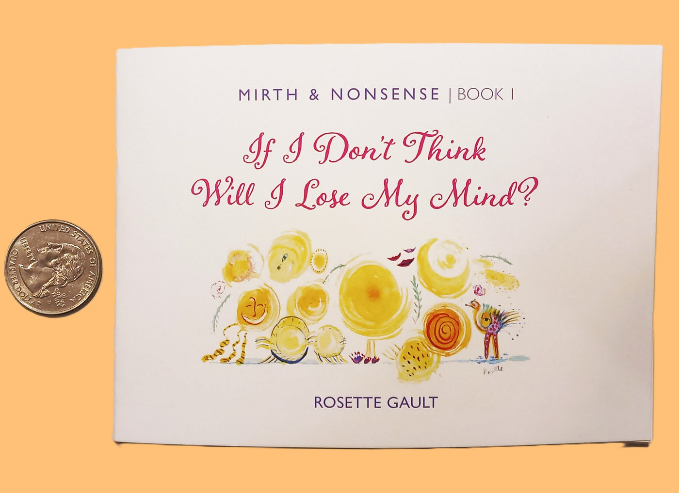 If I Don't Think Will I Lose My Mind? Mini Book by Rosette Gaul