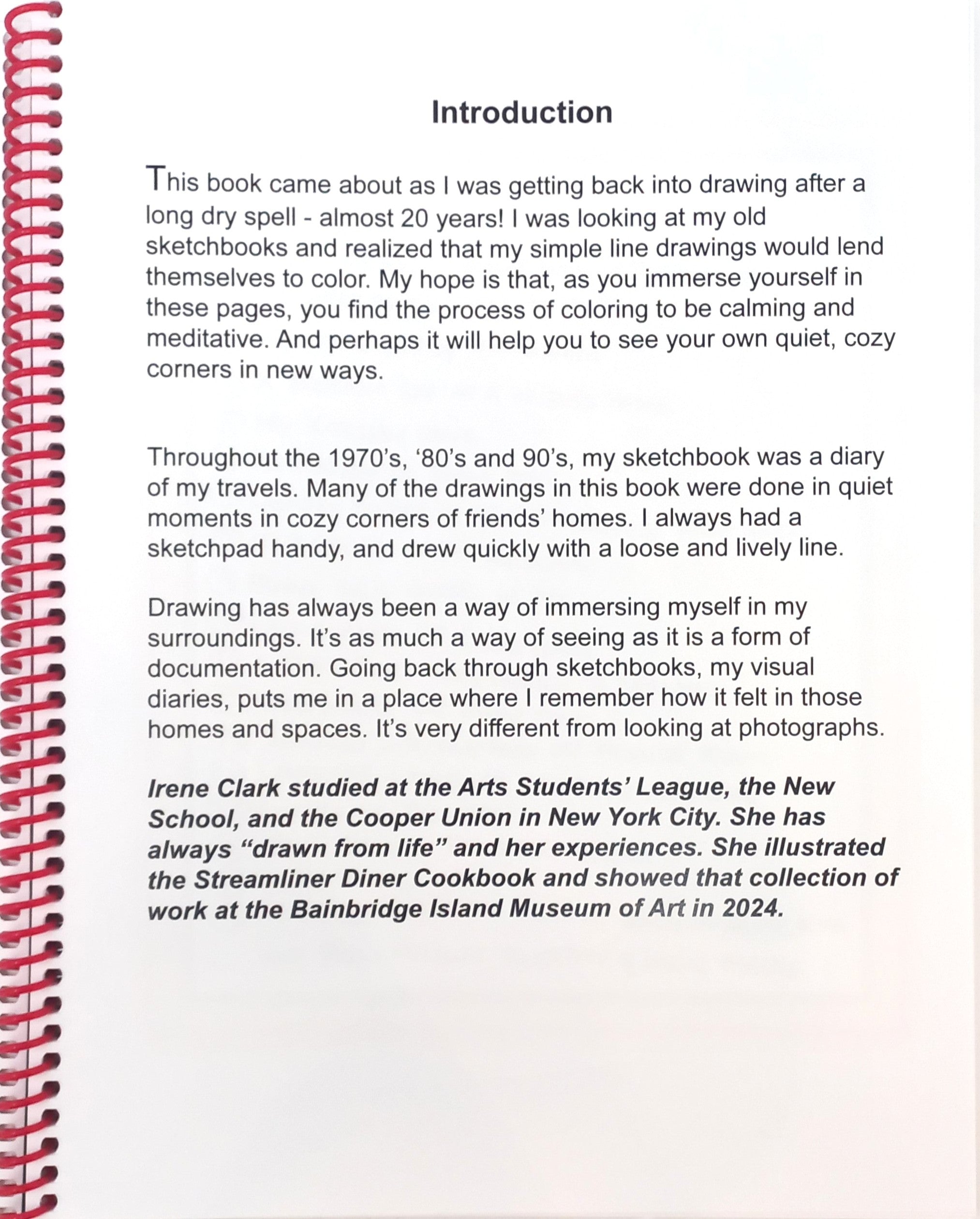 Cozy Corners Coloring Book by Irene Clark