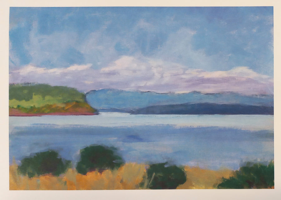 Jeff Head off Bainbridge Print by Kathy Levine