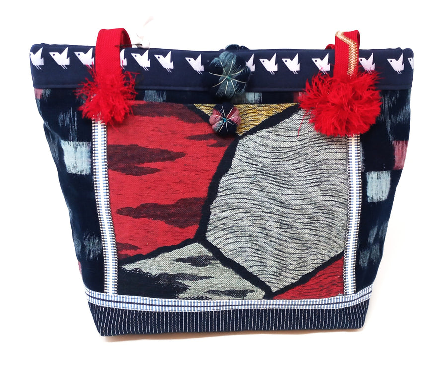 Kasuri Print Purse by Katherine Ragghianti