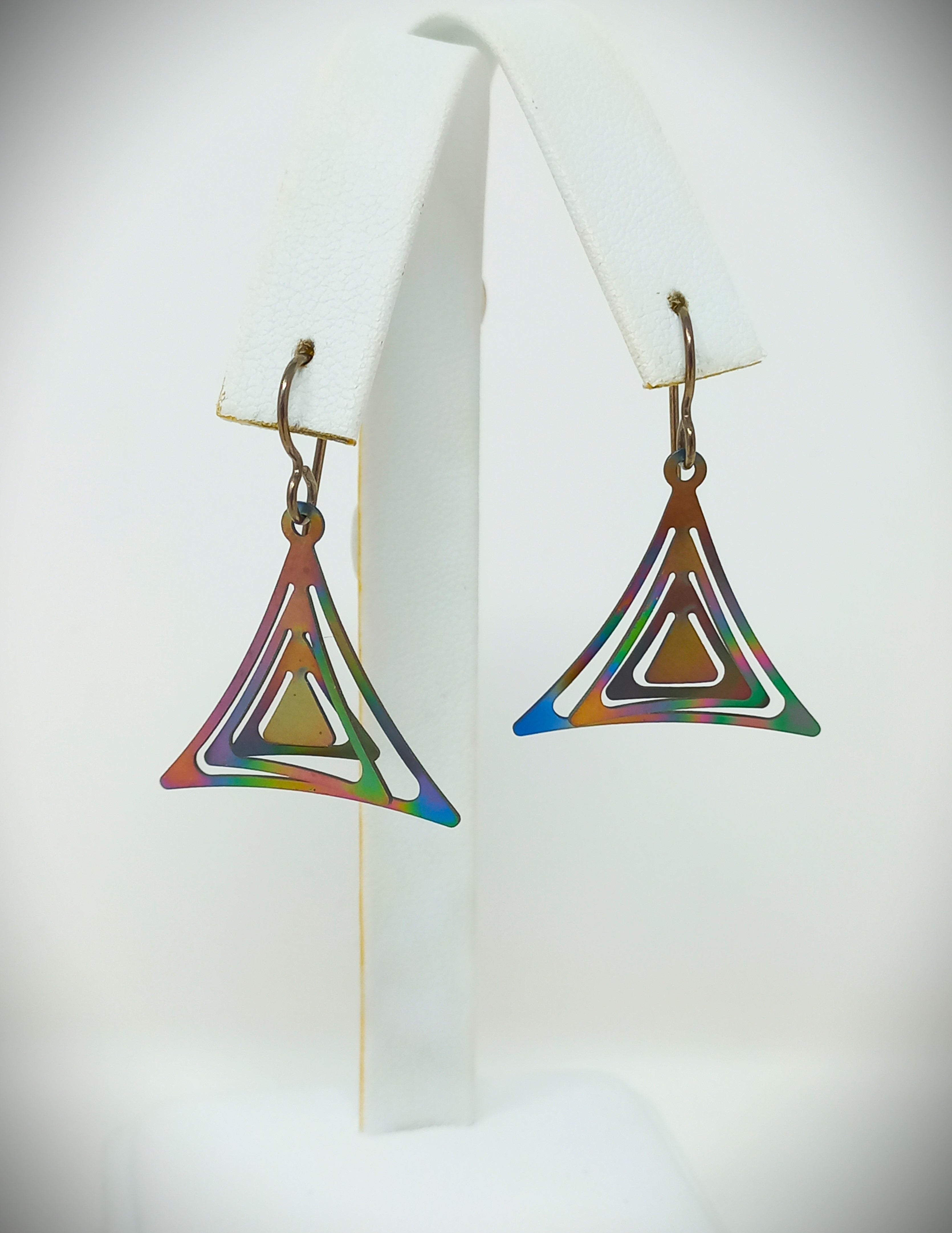 Titanium Earrings (Large) by Dieter Moenig