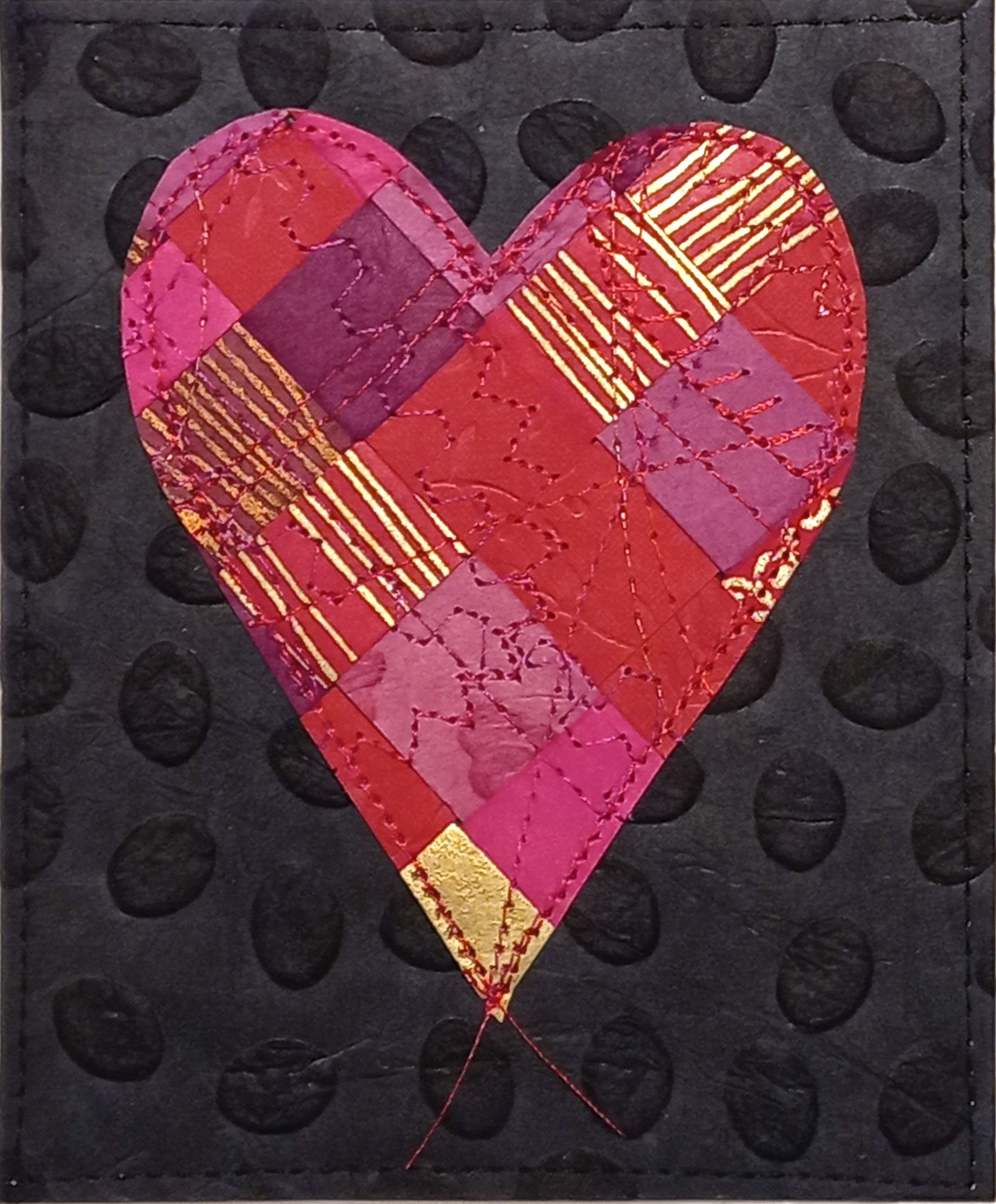 Small Hand Stitched Cards by RedThread Textile