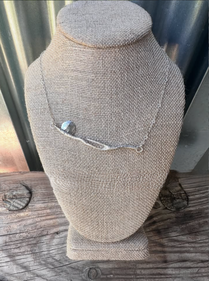 Moonrise Over Branch Necklace by Michele Bianch