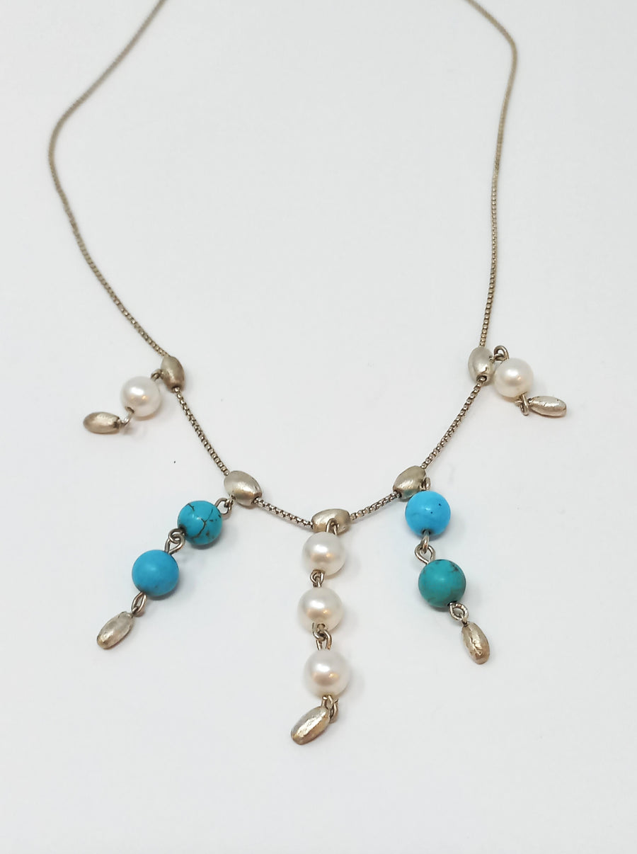 Moveable Necklace Tierd by Korotkina Silver