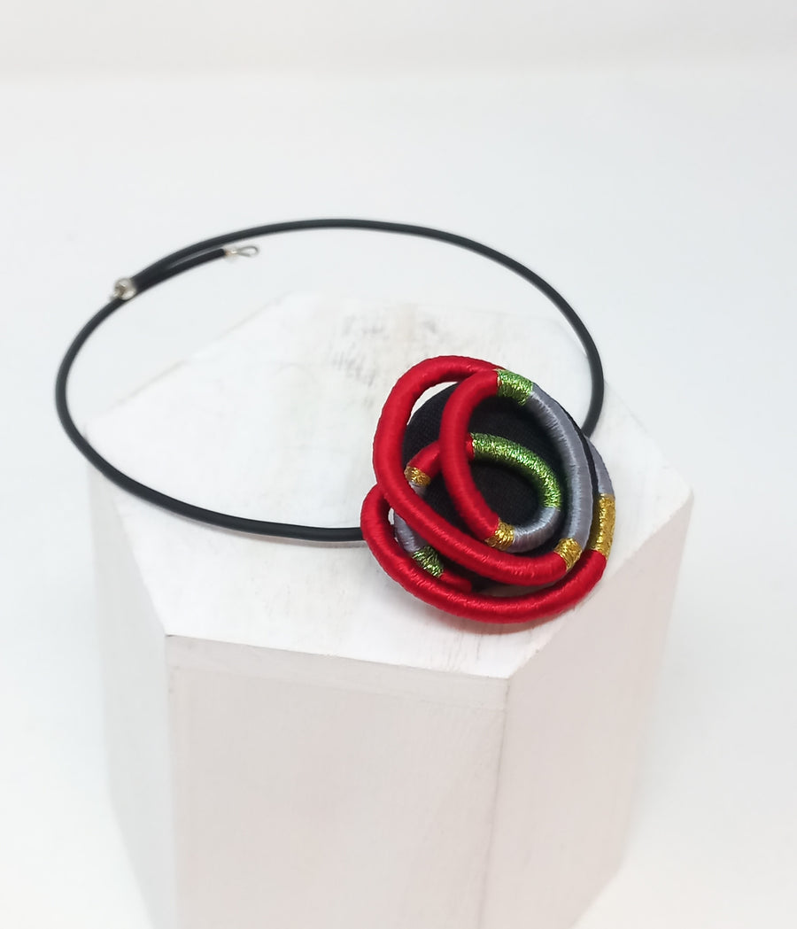 New Year Squiggle Necklace by Bella Kim