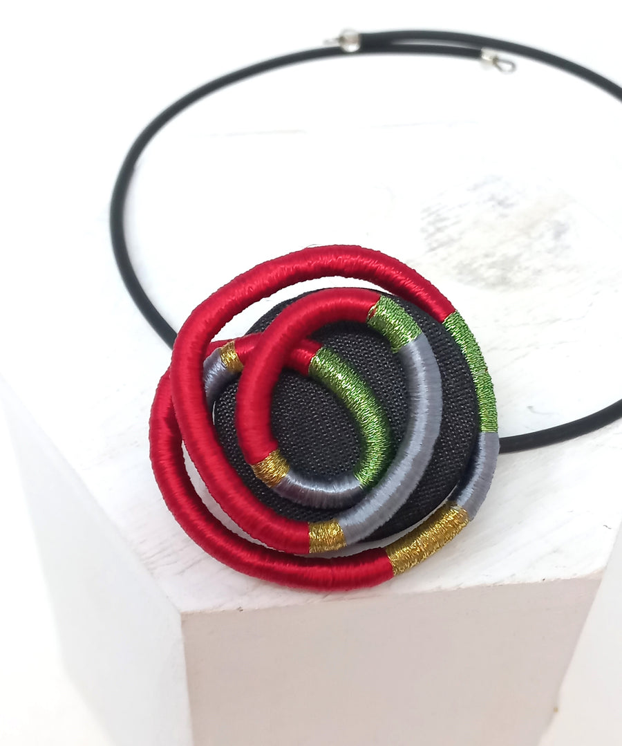 New Year Squiggle Necklace by Bella Kim