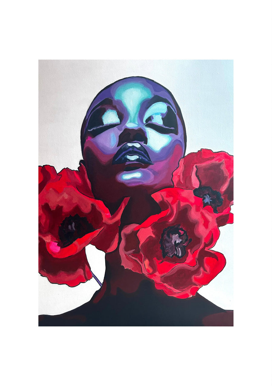 Mahogany in Bloom Print by Yolanda Galery