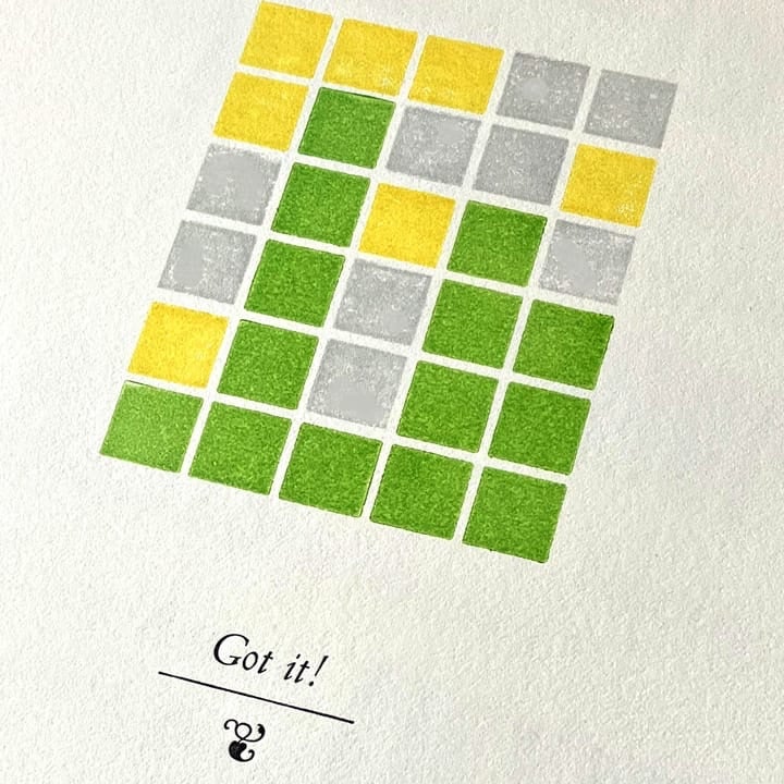 Wordle Print by Ellie Matthews
