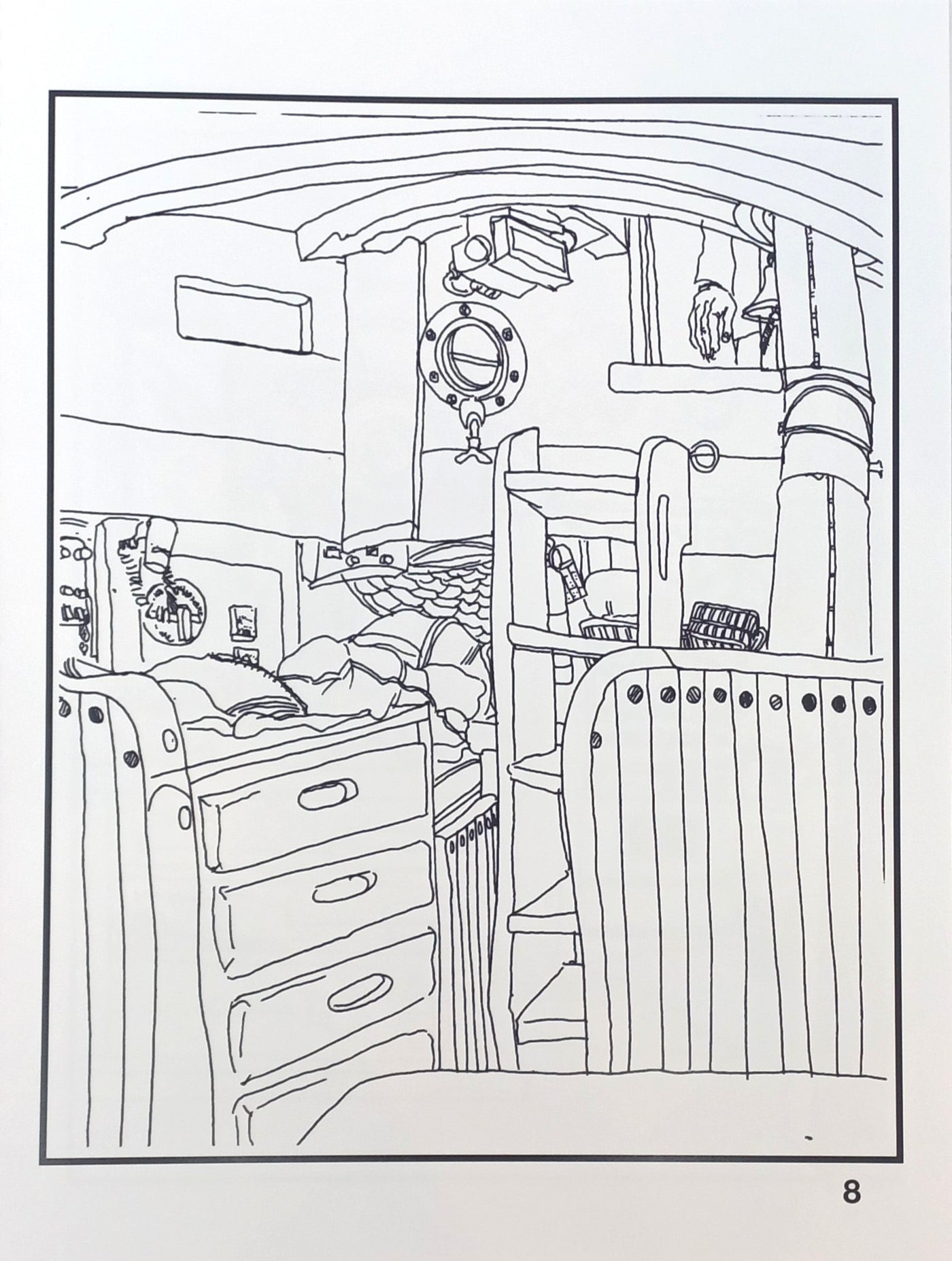 Cozy Corners Coloring Book by Irene Clark