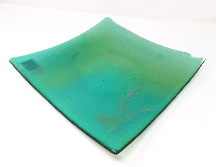 Pine Sandblast Serving Platter by Lynn Brunelle