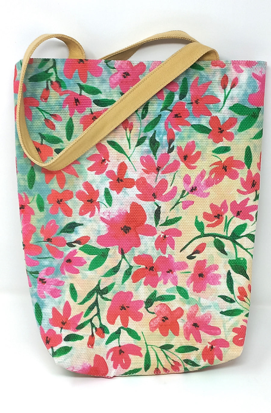 Pink Floral Bag by Bella Kim