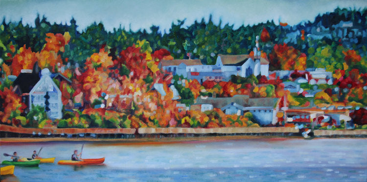 Poulsbo Autumn Print by Carrie Goller