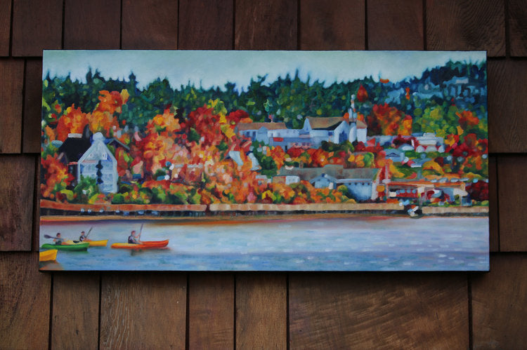 Poulsbo Autumn Print by Carrie Goller