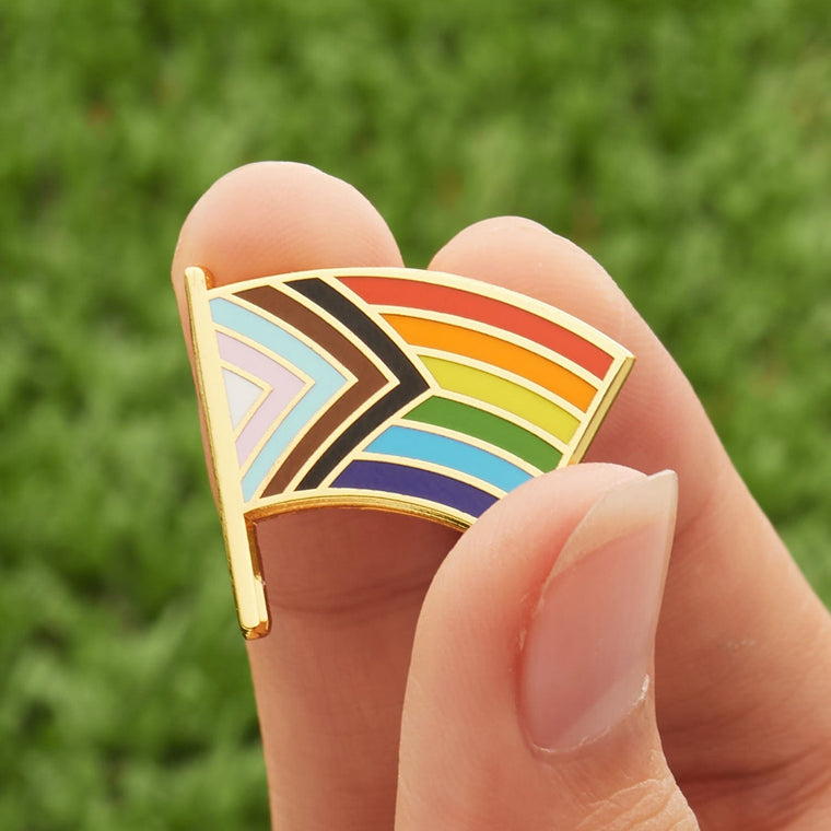 Progress Pride Flag Pin