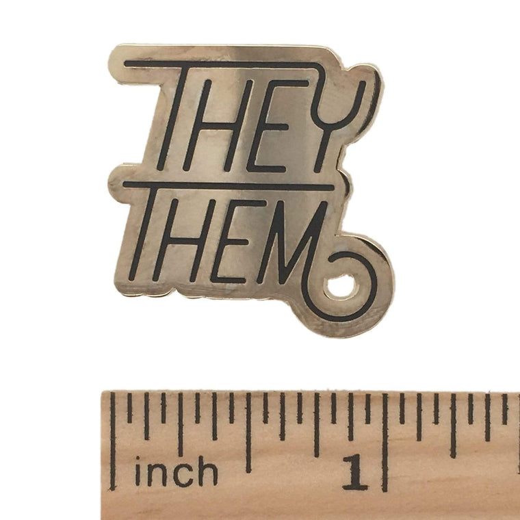 Pronoun Pin - She/They