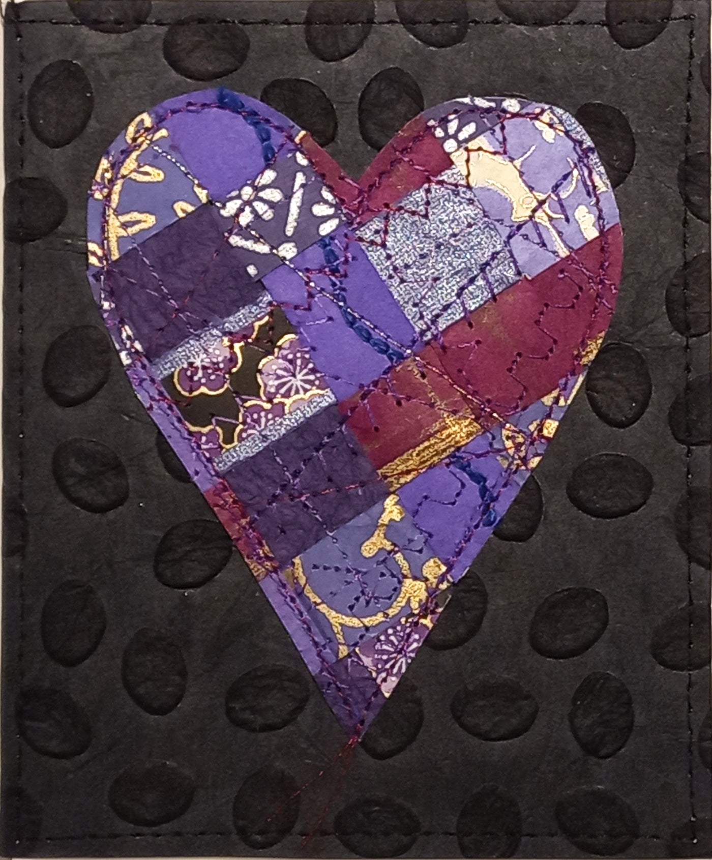 Small Hand Stitched Cards by RedThread Textile