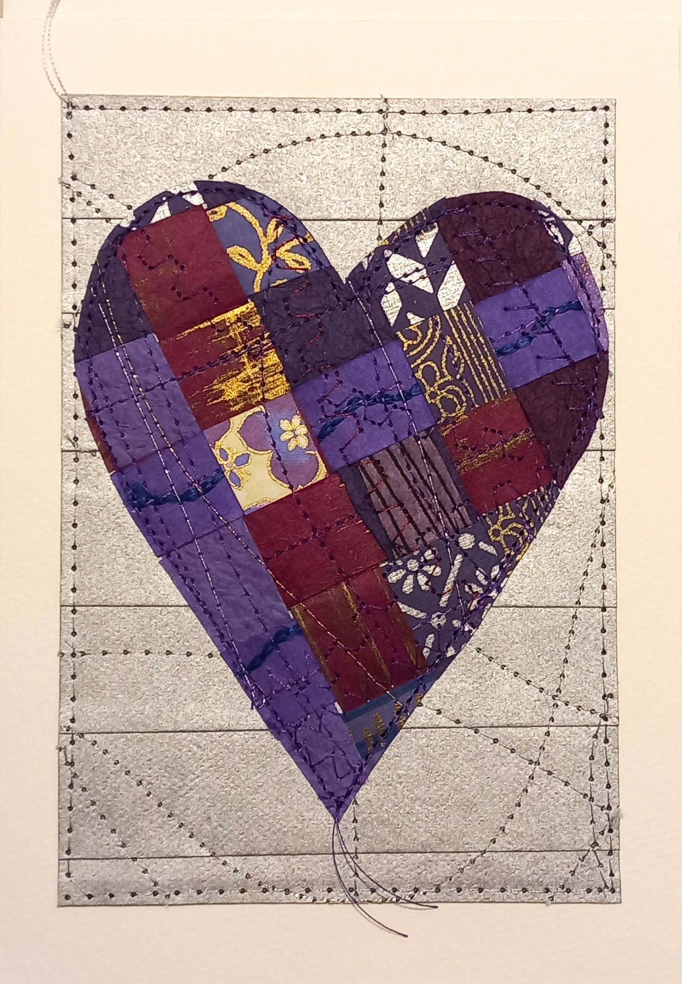 Large Hand Stitched Cards by RedThread Textile