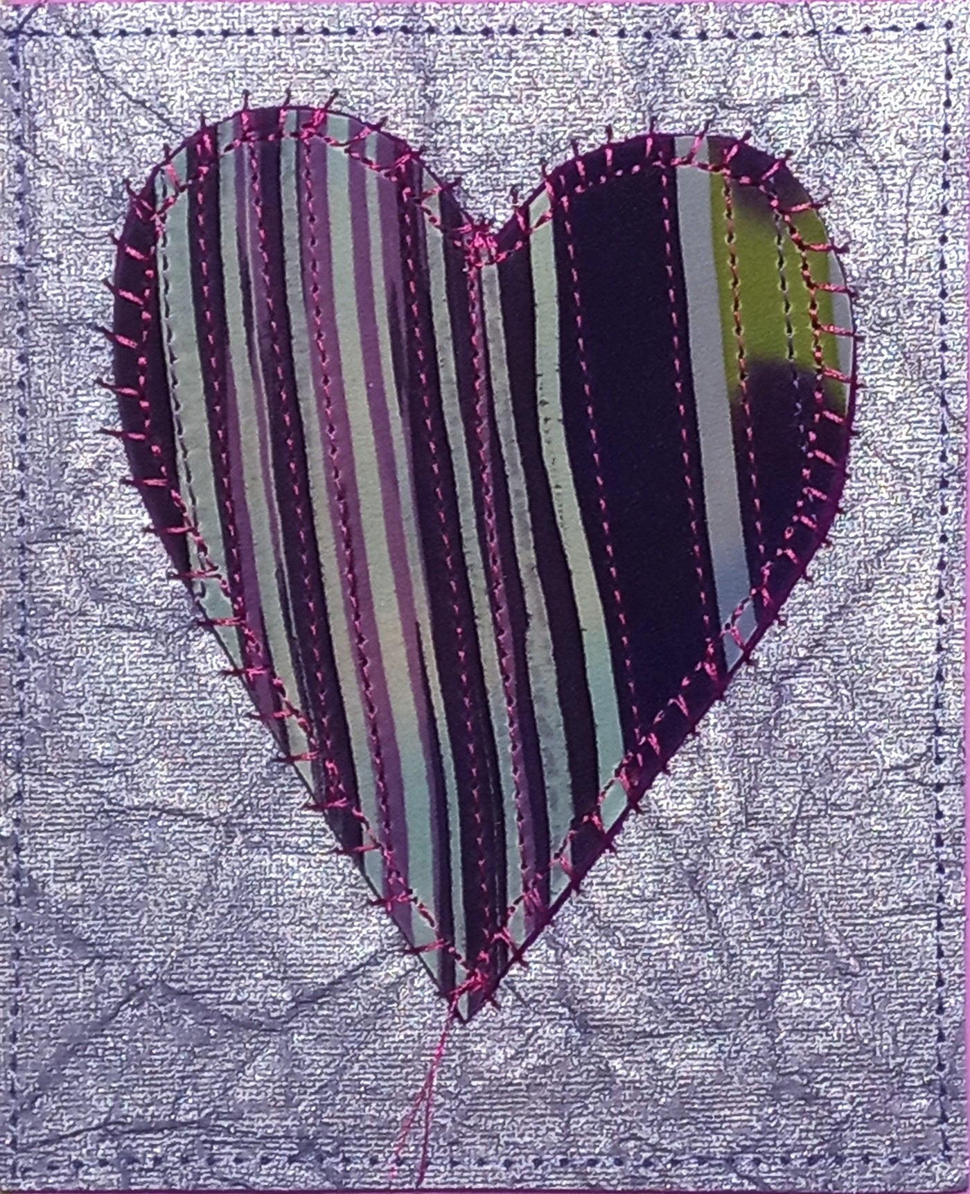 Small Hand Stitched Cards by RedThread Textile