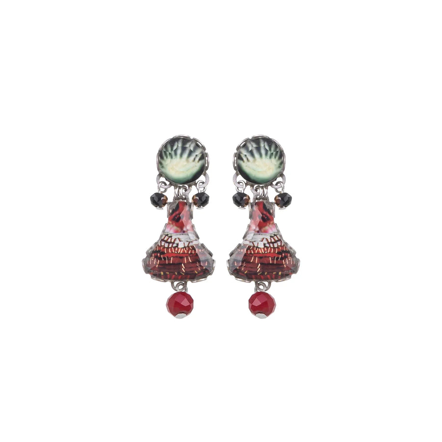 Farraly Oriental Hues Earrings by Ayala Bar