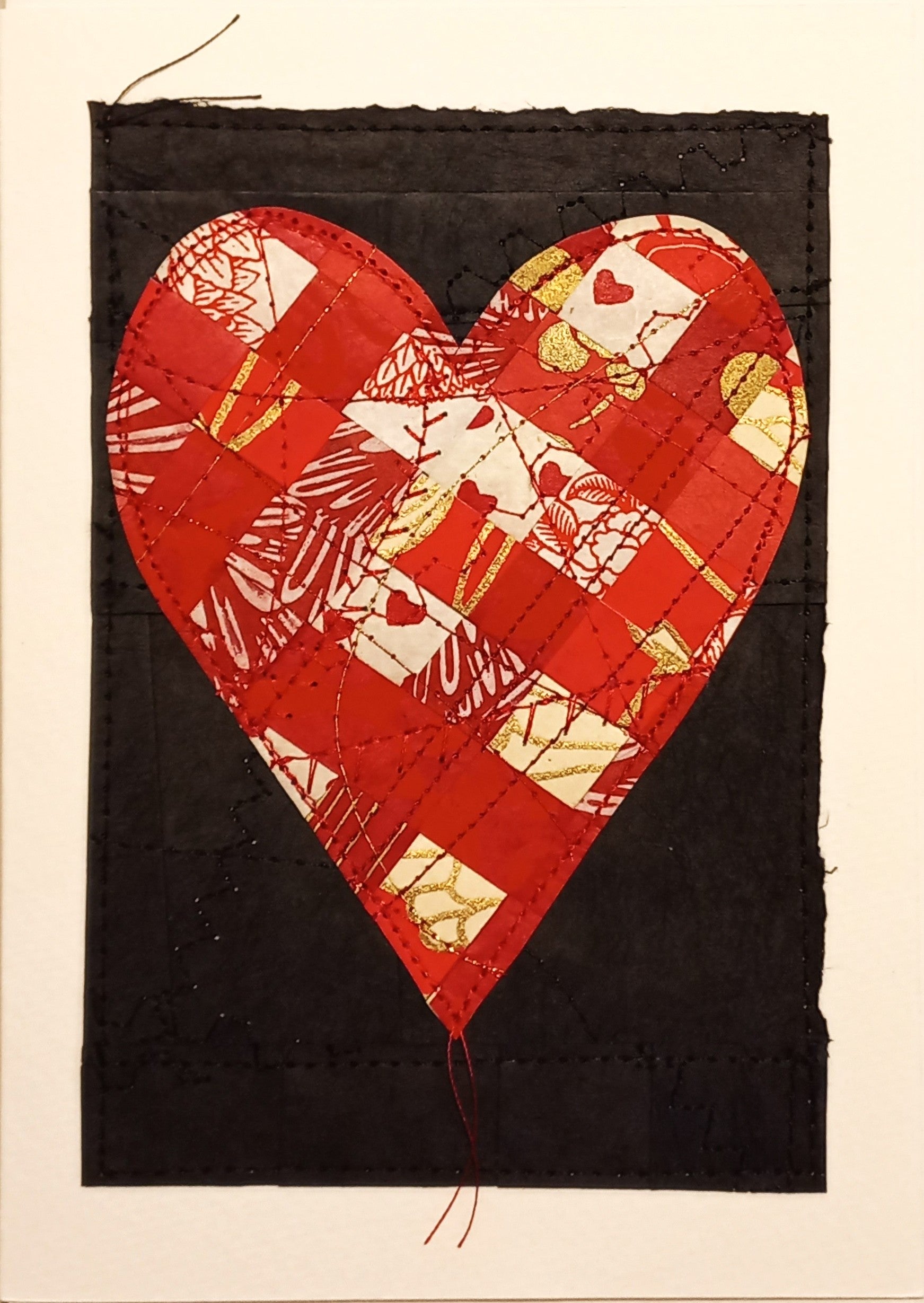 Large Hand Stitched Cards by RedThread Textile