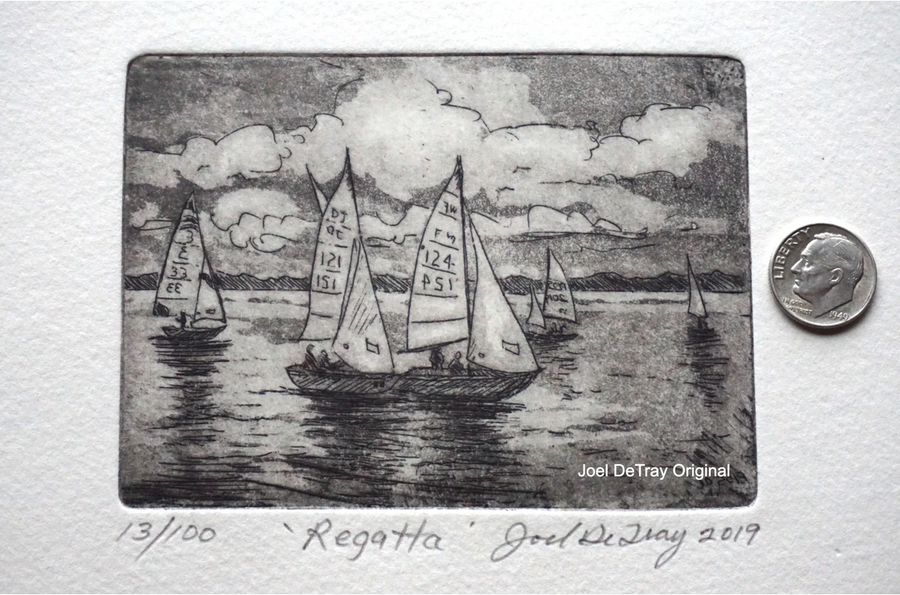 Small Etchings by Joel DeTray