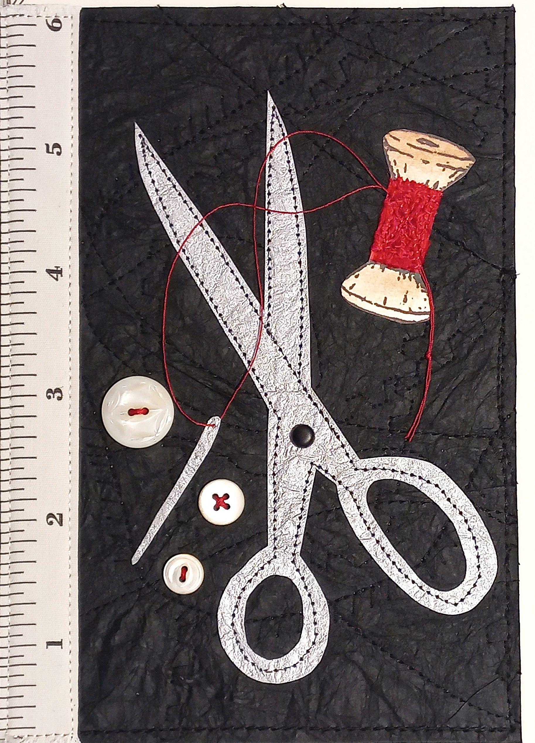 Large Hand Stitched Cards by RedThread Textile