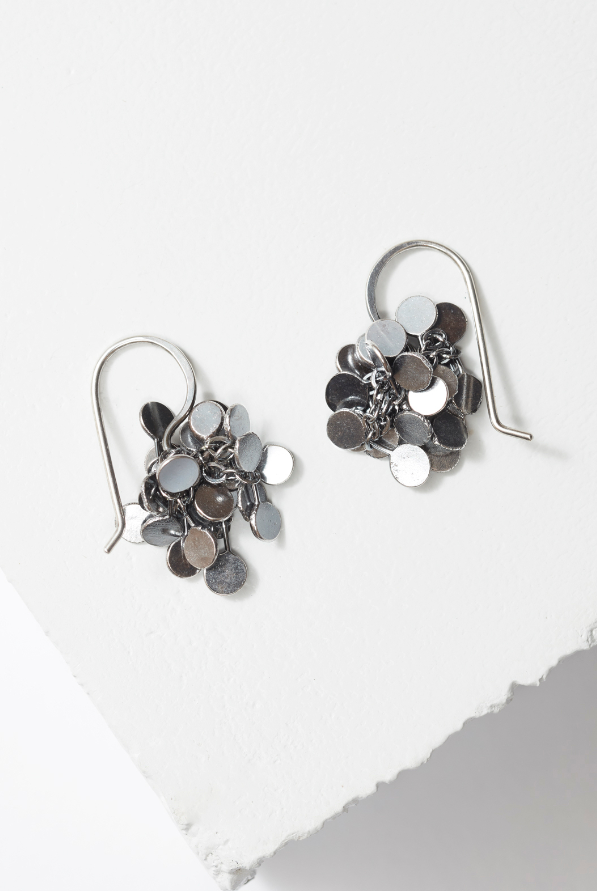 Coined Bunches Earrings by Zuzko