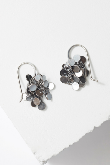 Coined Bunches Earrings by Zuzko