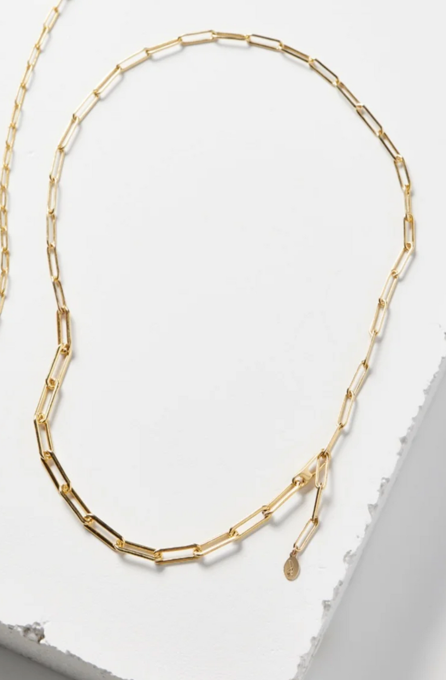 Paper Clip Necklace in 14k Gold-Fill by Zuzko