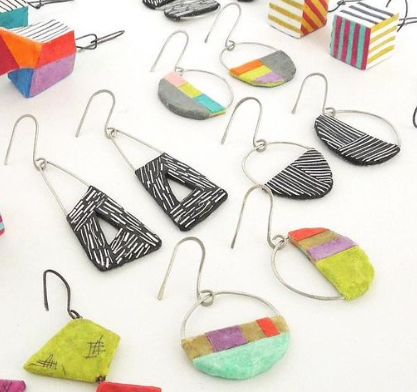 Halfsies Earrings by Sally Prangley