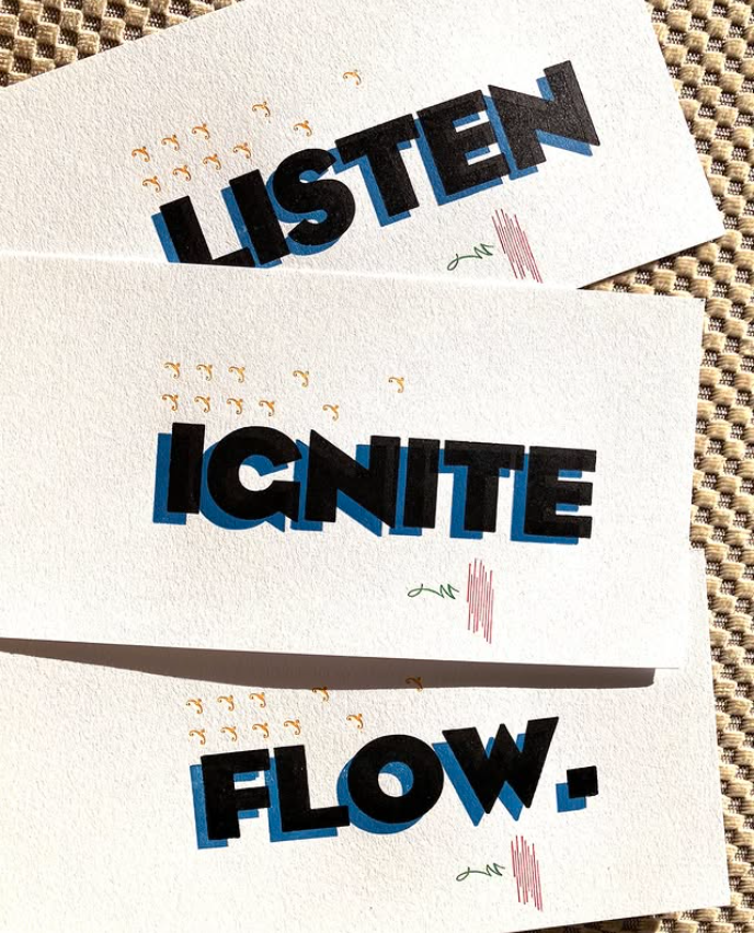 LISTEN Print by Ellie Matthews