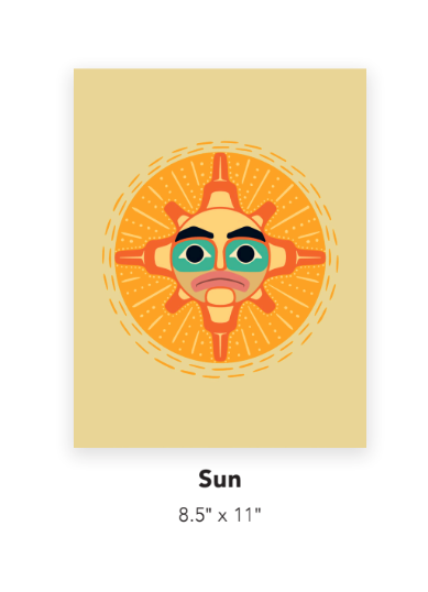 Sun Art Print by Nick Alan Art