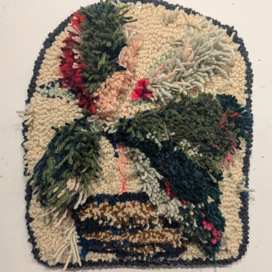 Tufted Plants Wall Hanging