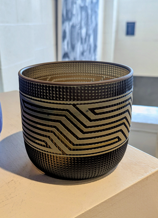 Dark Olive Tlingit Basket by Preston Singletary