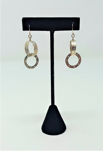 E310 Sterling Silver Circles Earrings by Silvana Segulja