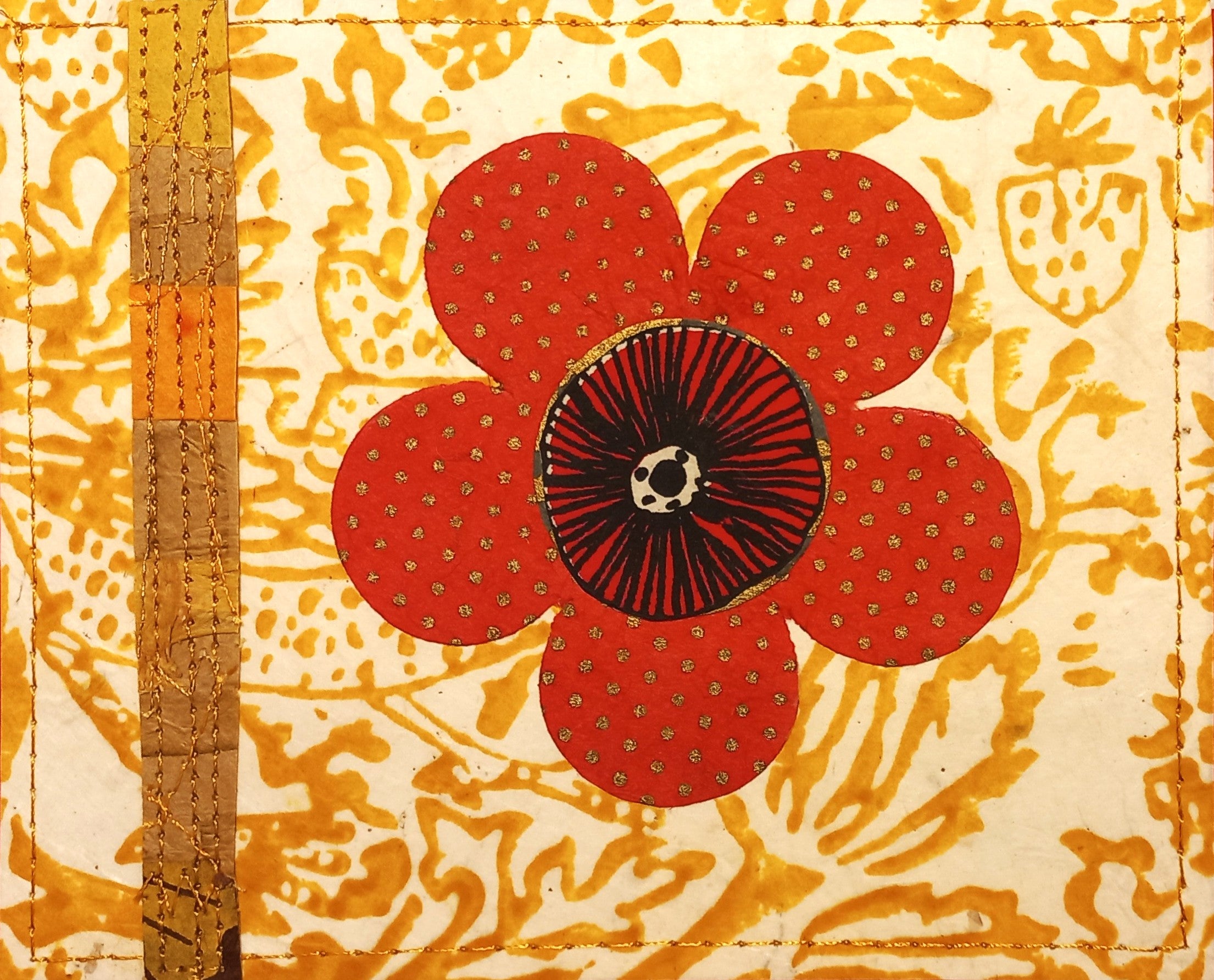 Small Hand Stitched Cards by RedThread Textile