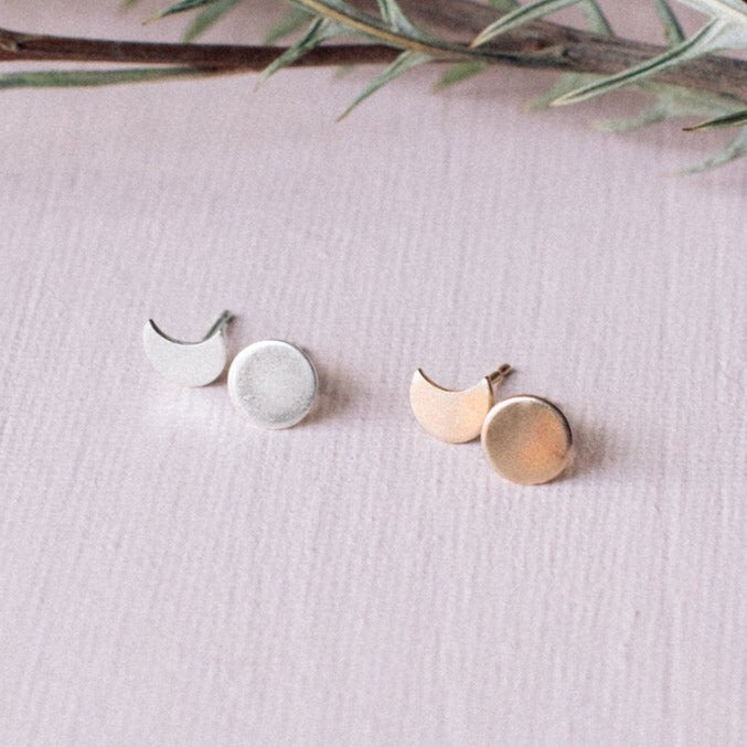 Moon Earrings by Samantha Slater