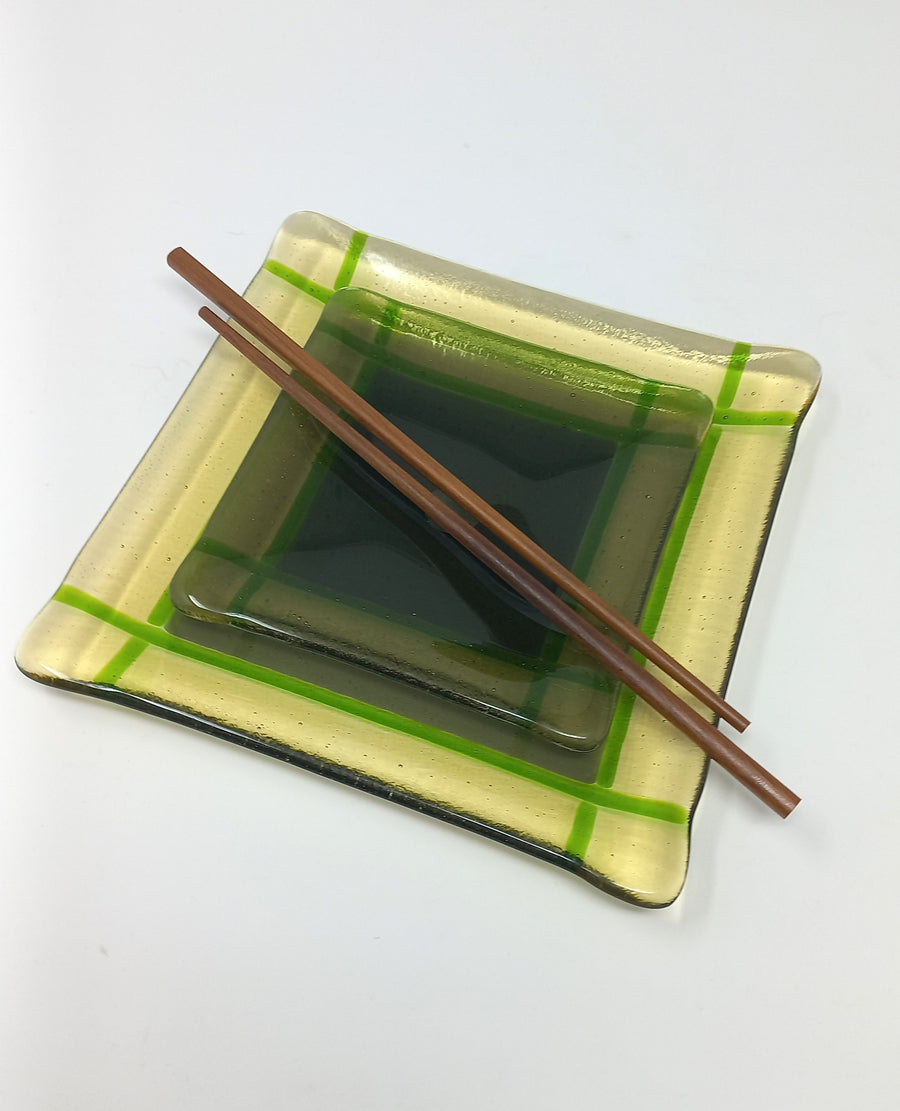 Sushi Tray Set with Chopsticks by Laurie Moose