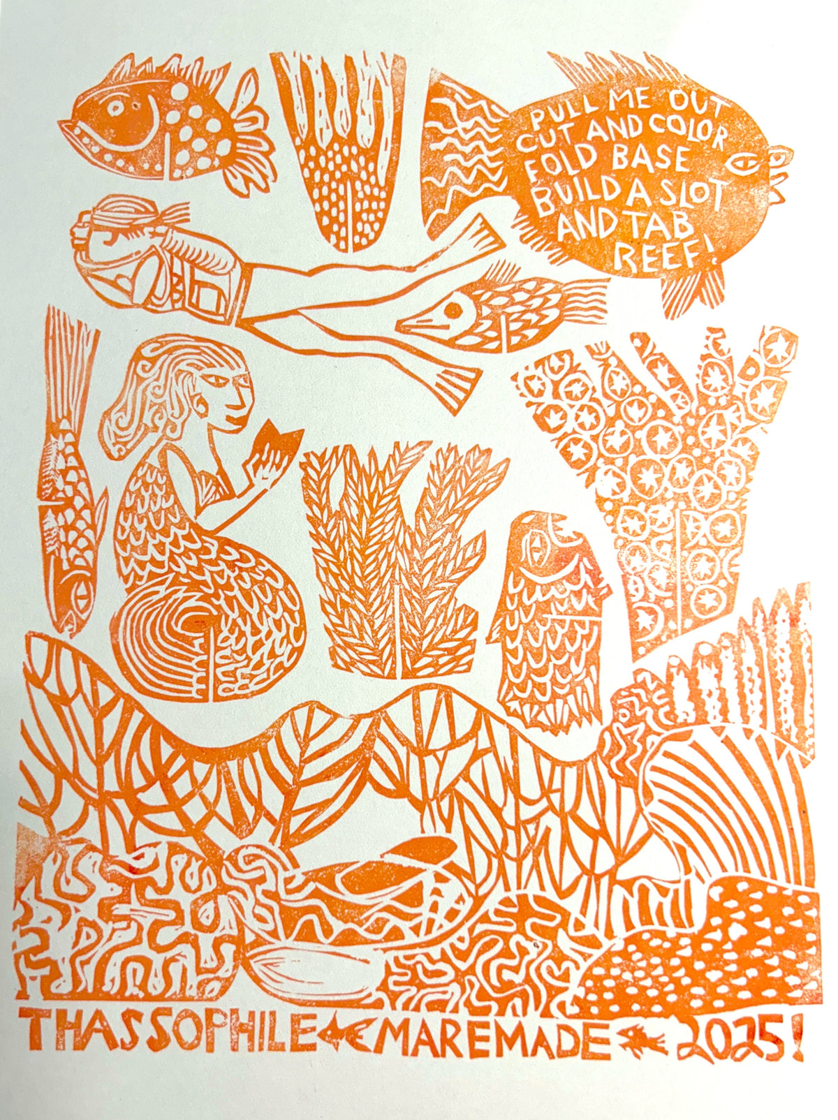 Thalassophile Maremade Print by Mare Blocker