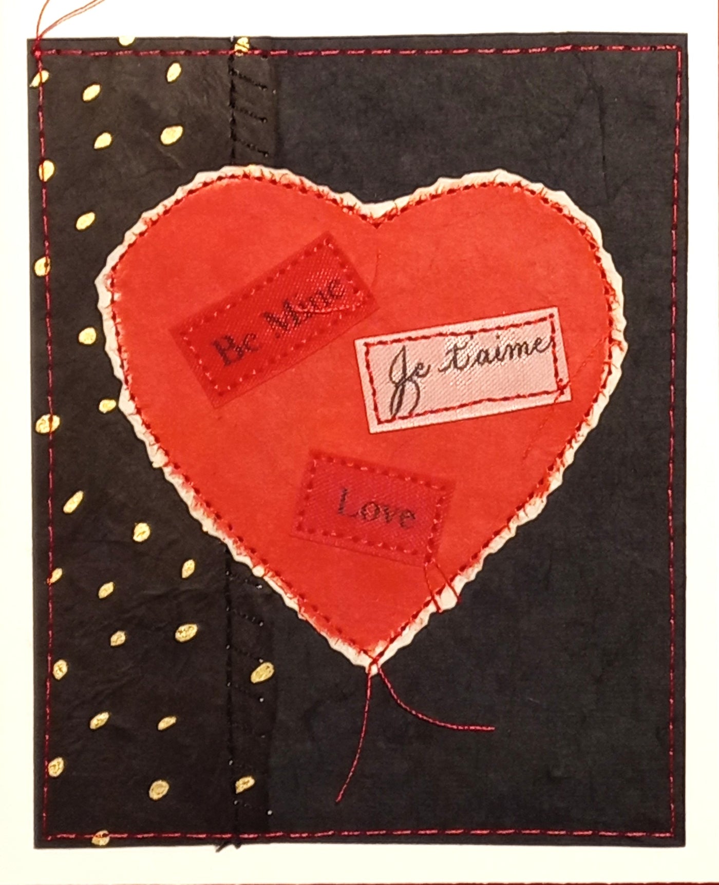 Small Hand Stitched Cards by RedThread Textile