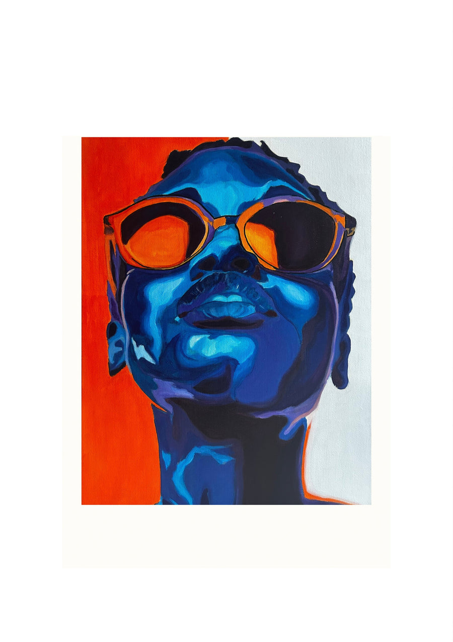 Stare into the Sun Print by Yolanda Galery