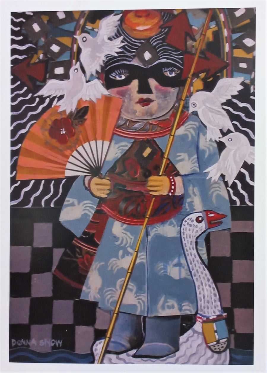 Who is that Masked Woman art card