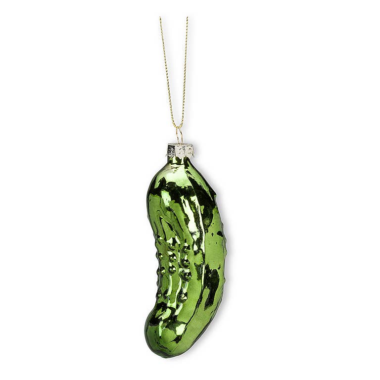 Green Dill Pickle Ornament