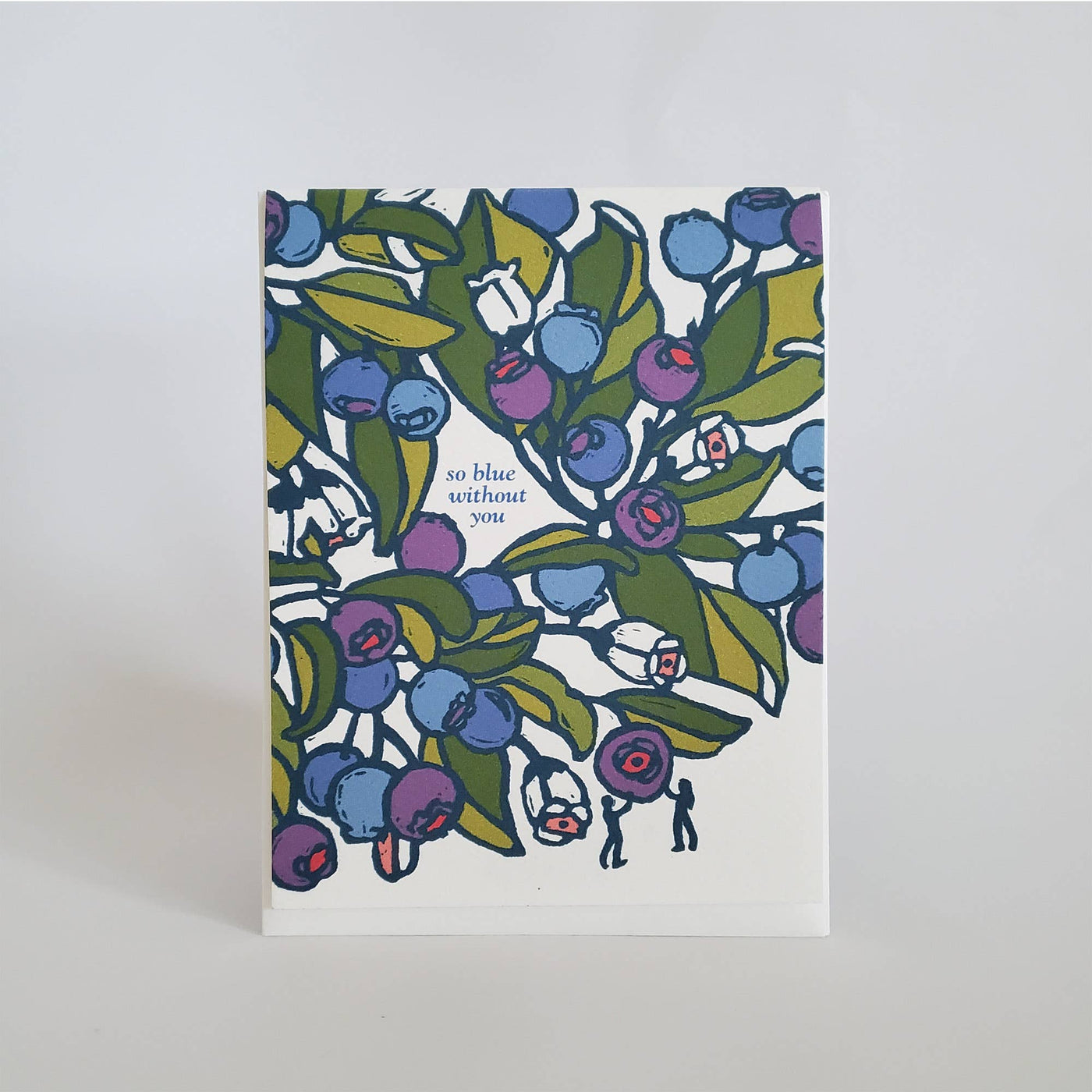 So Blue Without You Greeting Card