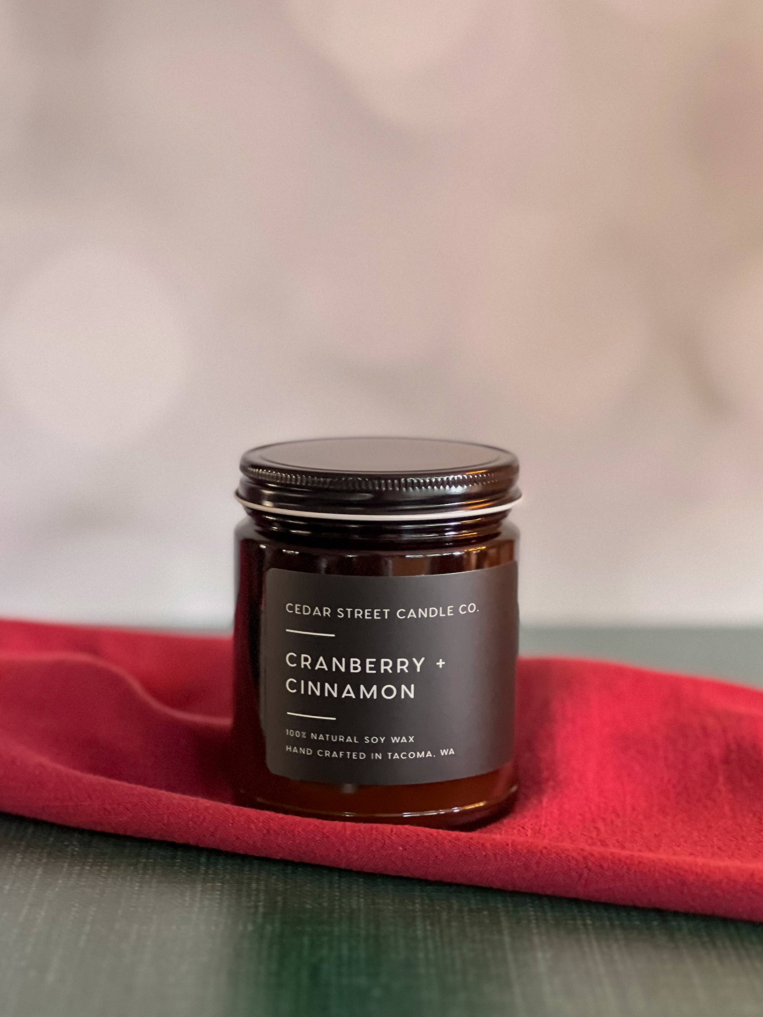 Cranberry + Cinnamon  |  7.2 oz Soy Candle