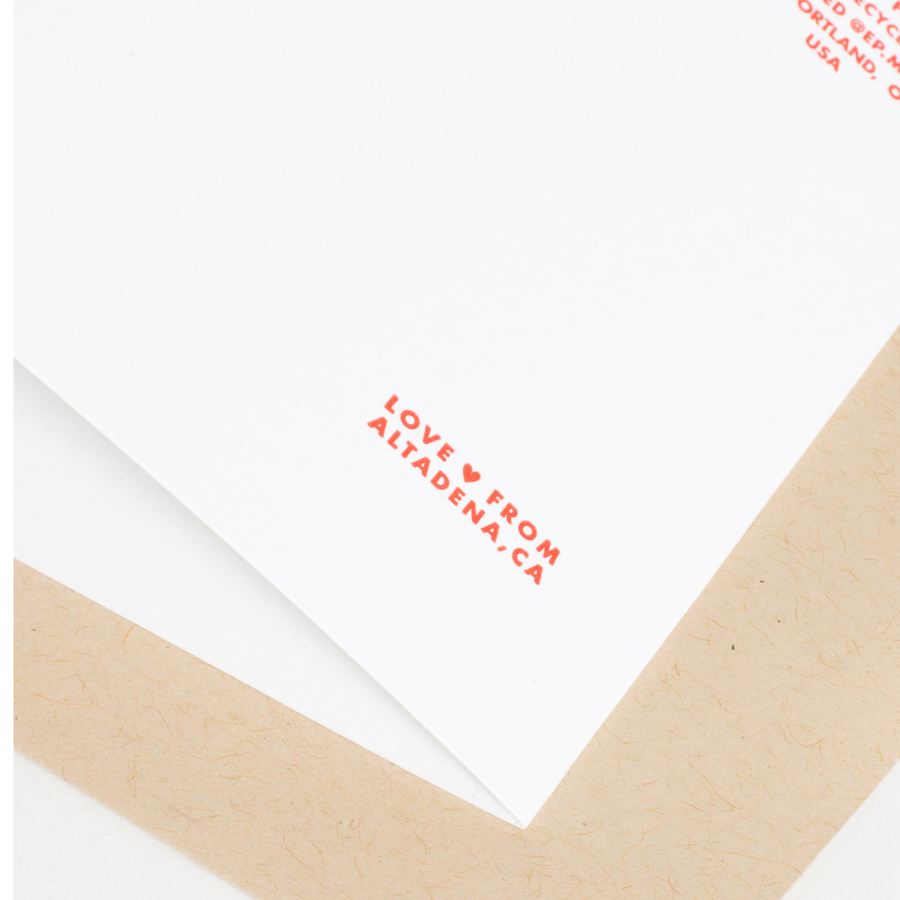 Congrats Doves Letterpress Greeting Card by Fugu Fugu