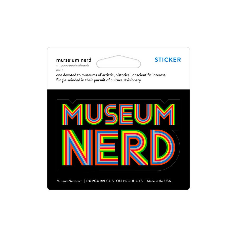 Museum Nerd Classic Sticker