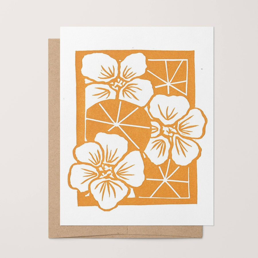 Nasturtium Card