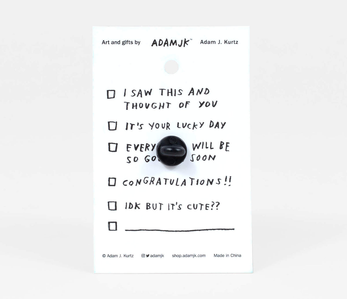 Cheer the F*ck Up Pin